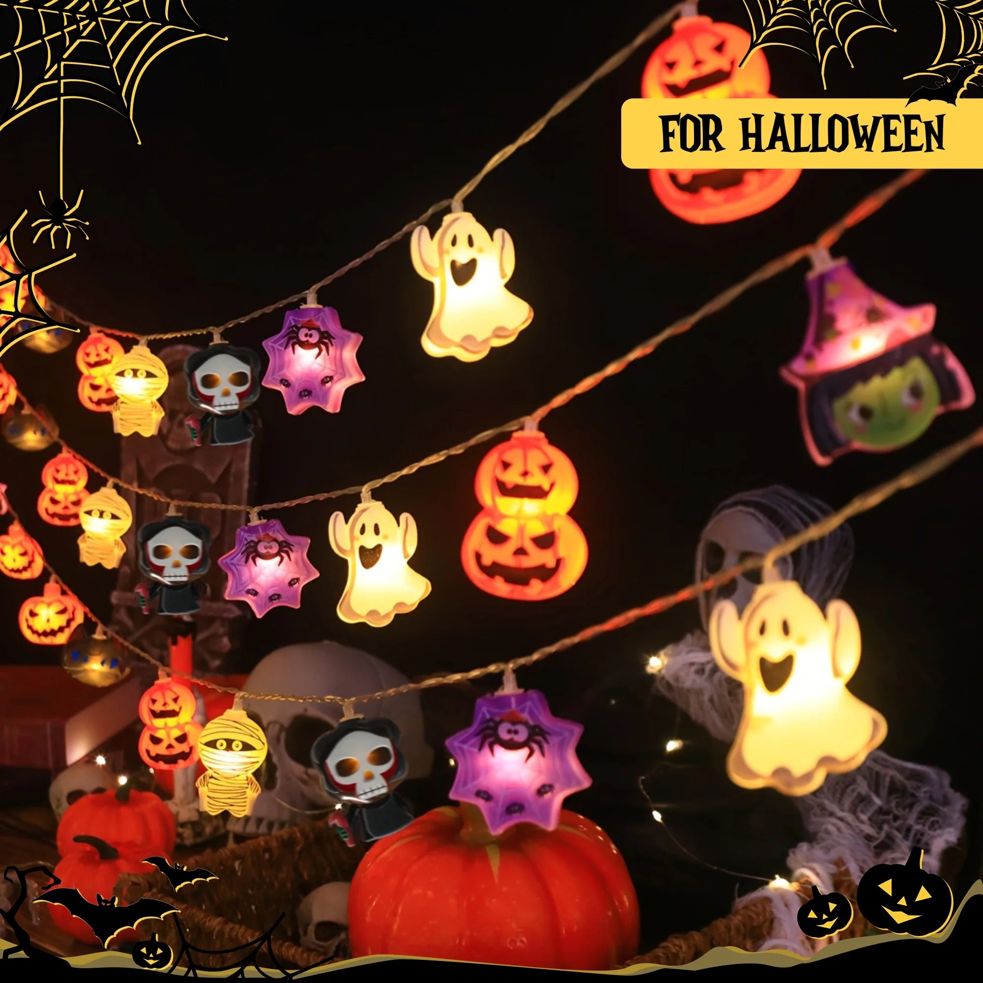 Halloween lampki led